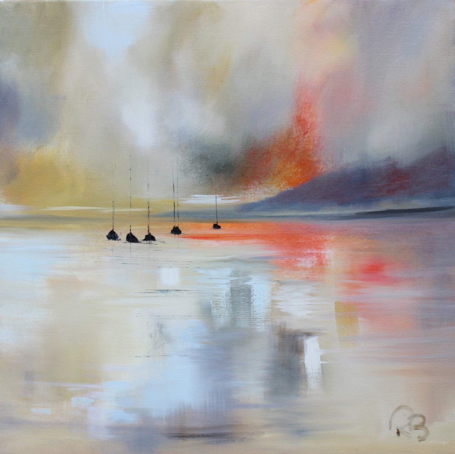 'A Misty Evening' by artist Rosanne Barr